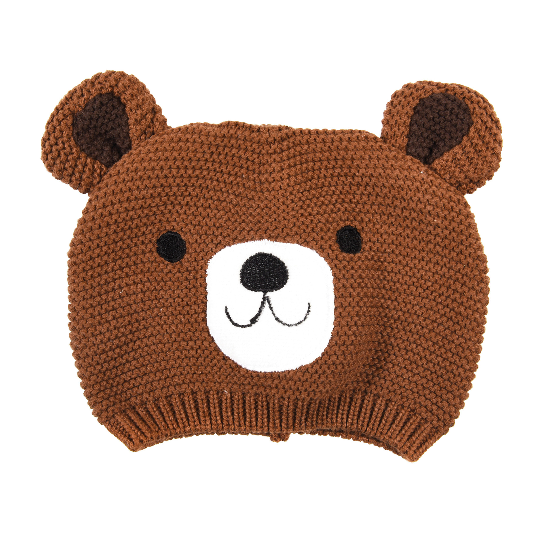 Bruno the Bear Cotton Baby Hat