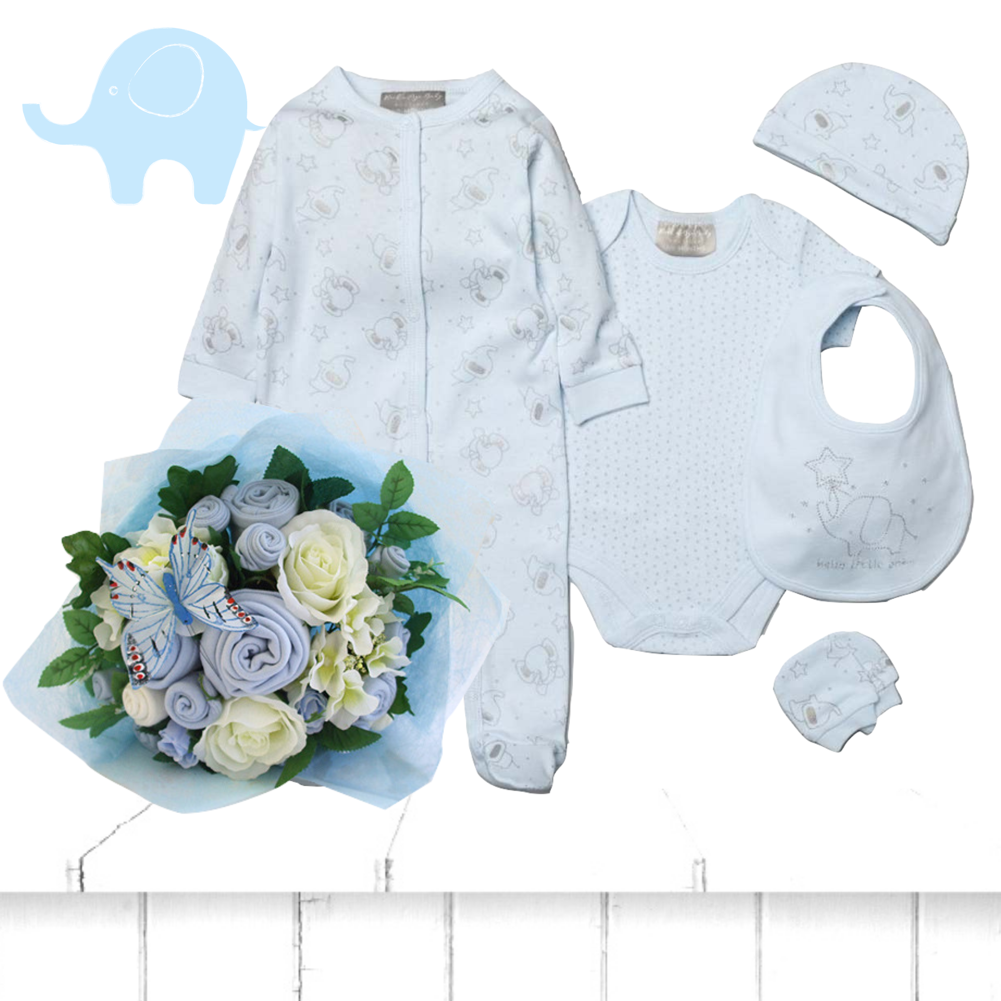 elephant themed 5 piece set