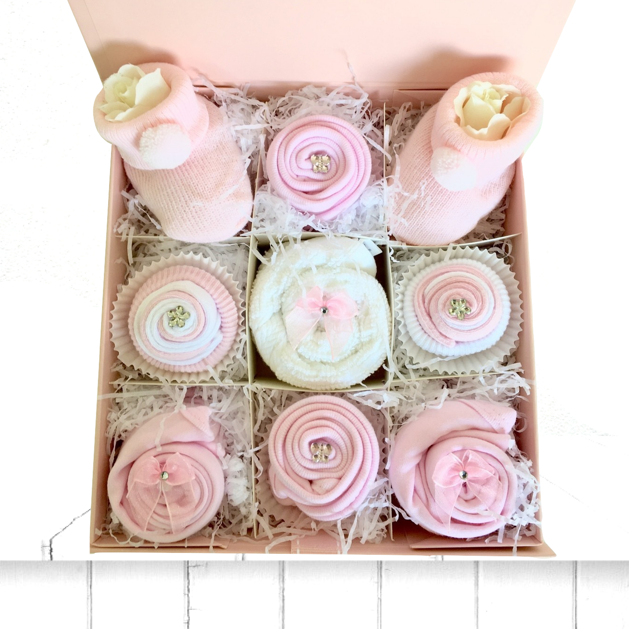 pink cupcake set