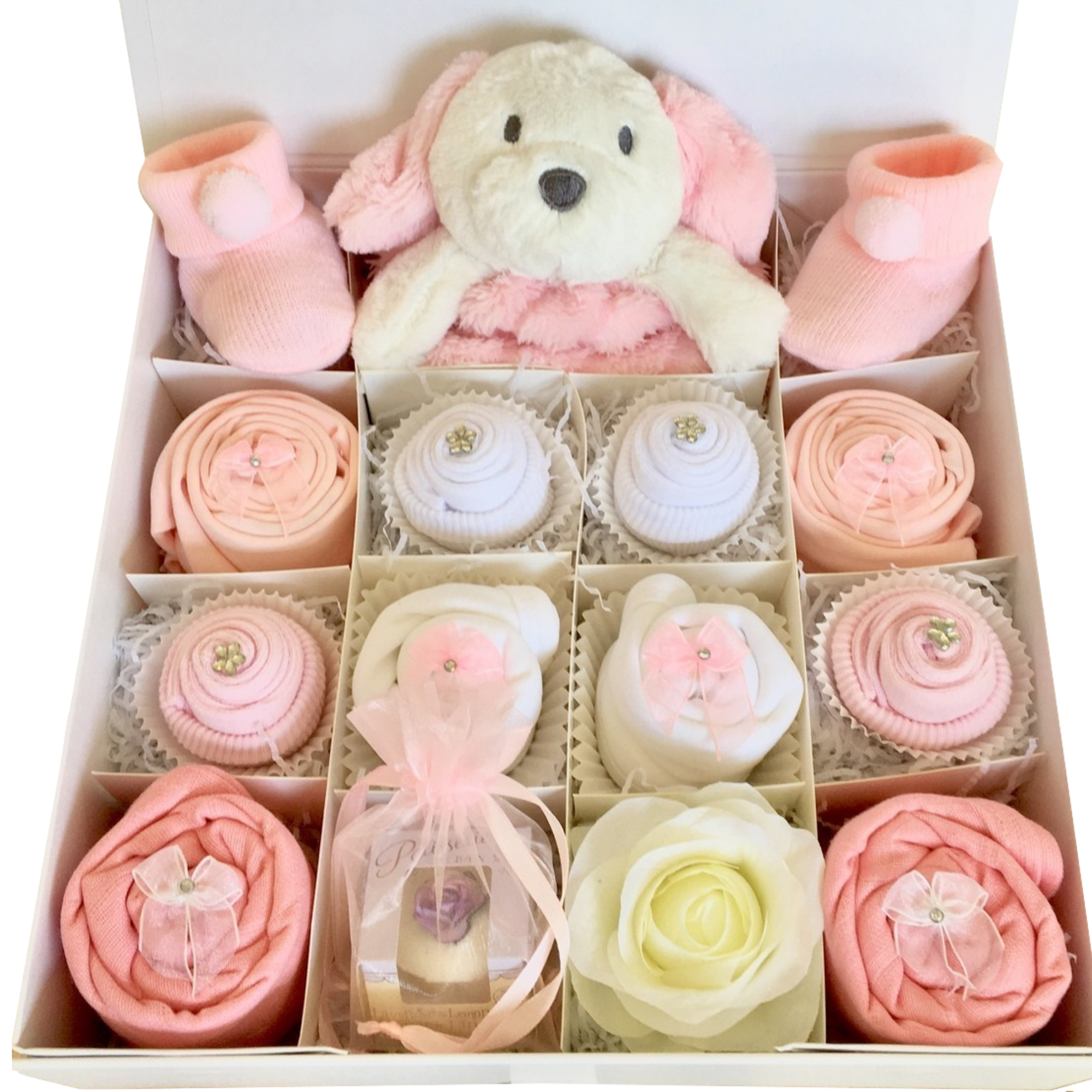 luxury cupcake set pink