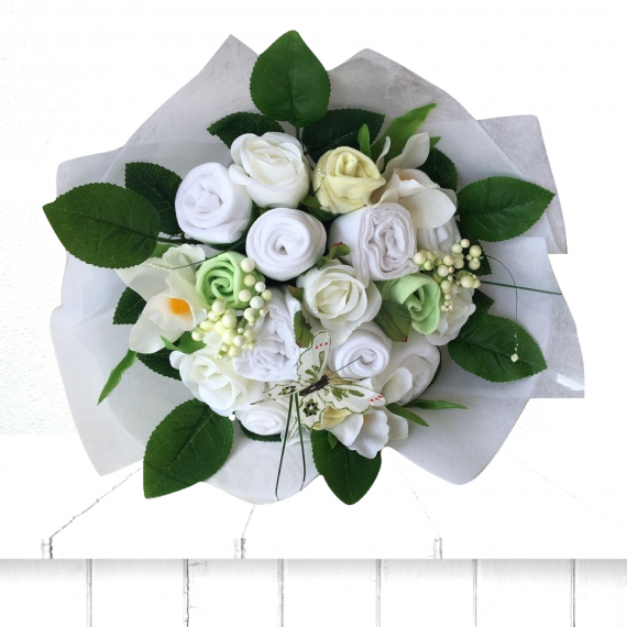 luxury natural spring baby clothes bouquet