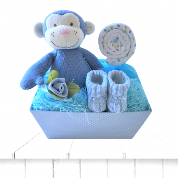 baby shower hamper blue gift set baby
