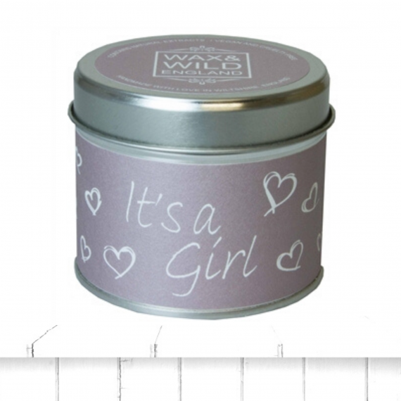 It's A Girl Candle Baby Gift