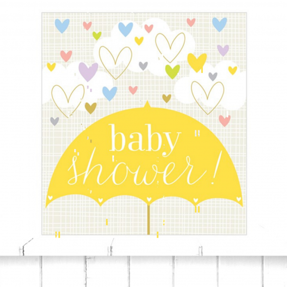 baby shower greetings card
