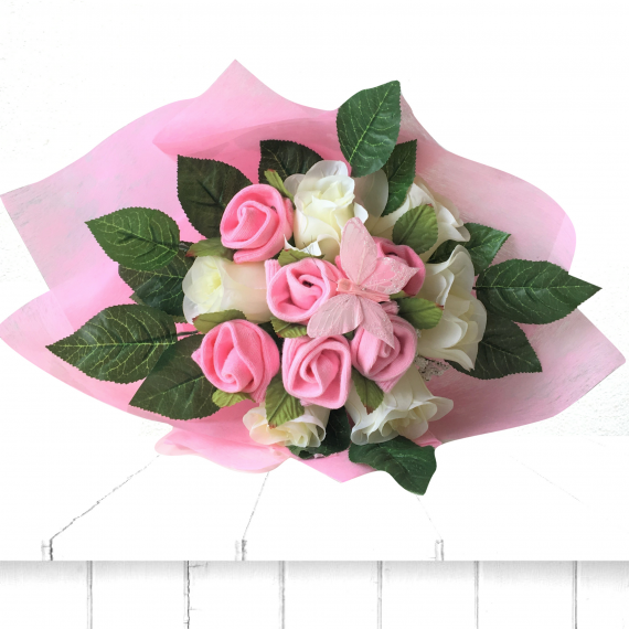 rosy posy bouquet pink