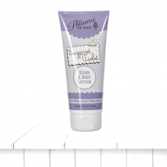 sugared violet hand body lotion