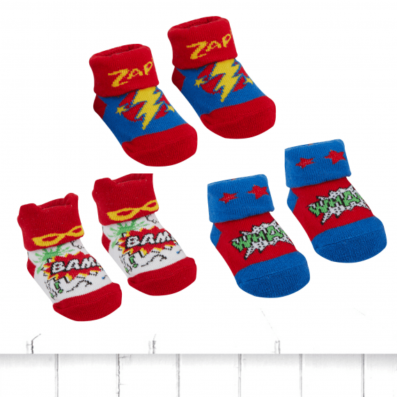 Superhero Baby Socks Gift