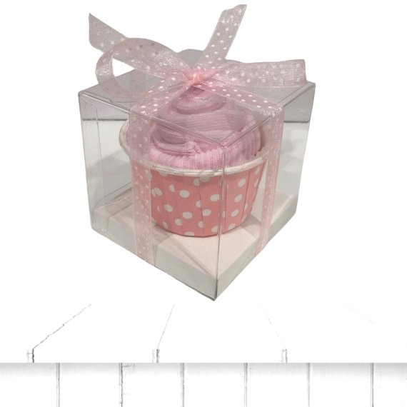 pink single cupcake
